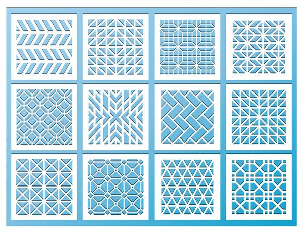 Muster Geometrisch - Schablonen Set