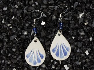 Keramik Ohrringe Art Deco Style